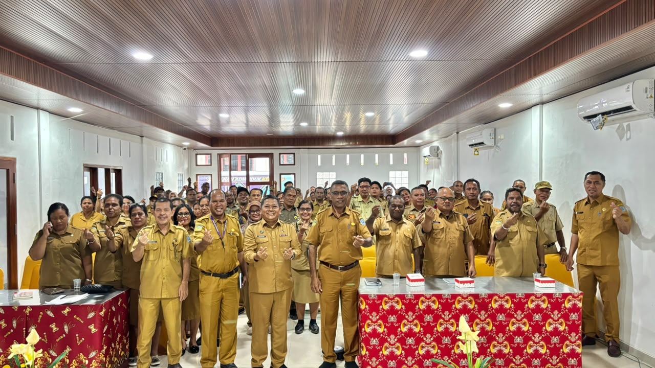 Rakor Percepatan Realisasi Tambahan Penghasilan Pegawai Kabupaten Biak Numfor