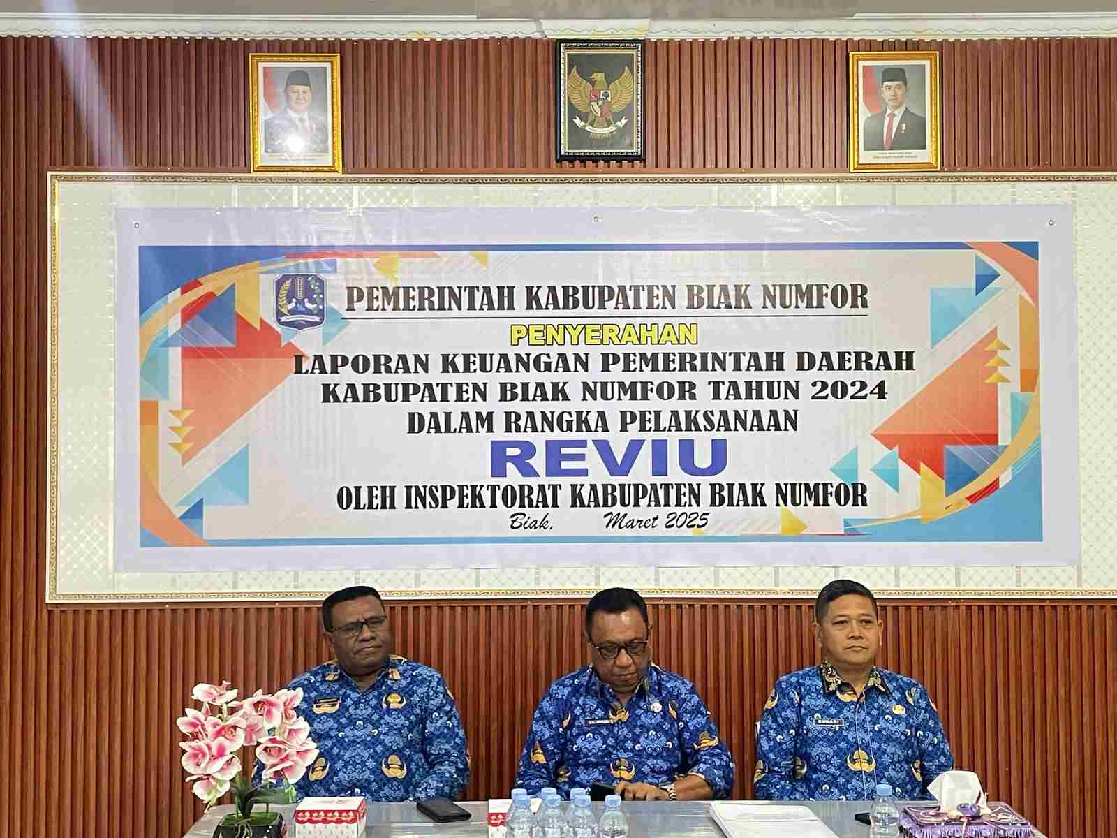 Pelaksanaan Reviu LKPD Kab. Biak Numfor Oleh Inspektorat